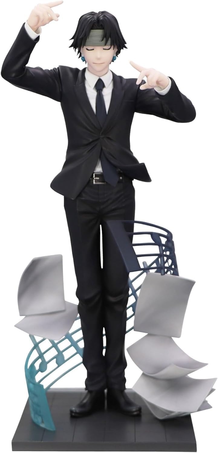 FuRyu Hunter x Hunter Exceed Creative Figure of Chrollo Lucilfer in a black suit conducting his Requiem for Uvogin.