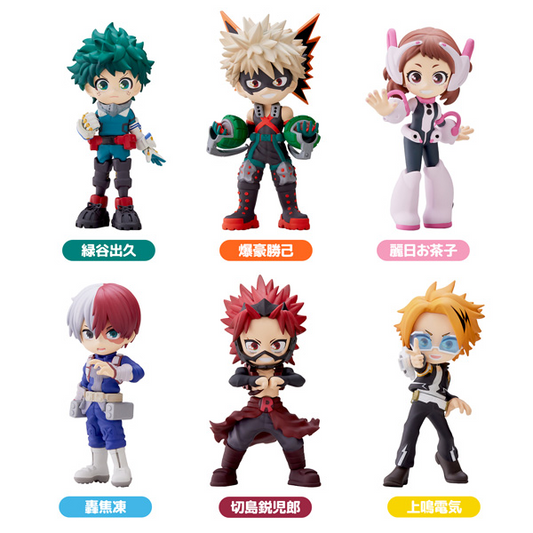 Bushiroad Creative PalVerse My Hero Academia Vol.1 blind box β 6 chibi figures including Midoriya, Bakugo, Uraraka, Todoroki, Kirishima and Kaminari, approx. 90mm, official collectible gift