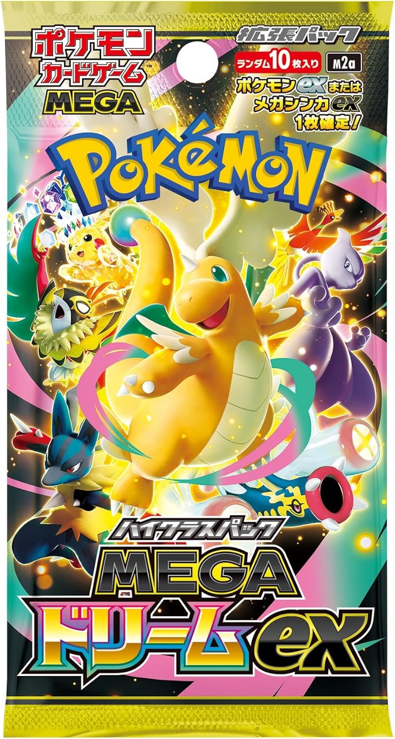 Pokémon trading card game pack featuring Mega Dréam EX