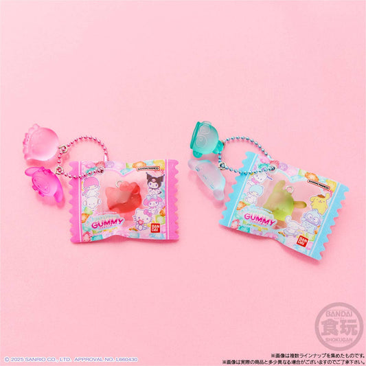 Bandai Sanrio Characters Figure Charm Gummy & Mini Pouch