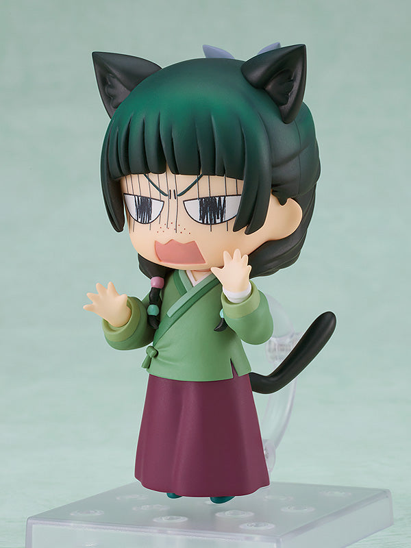 The Apothecary Diaries Nendoroid Maomao #2288 — approx. 100mm Maomao figure with 3 face plates, herb and mortar, cat ears and tail accessories, official Good Smile Company collectible gift