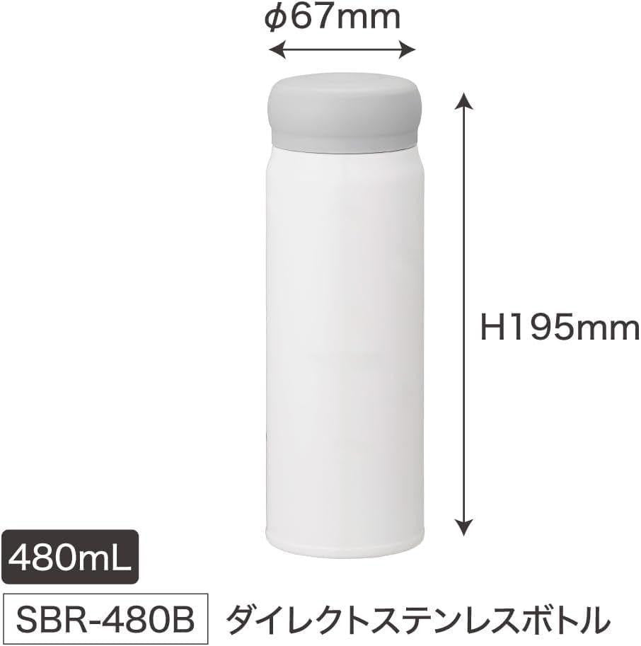 Chiikawa Direct Stainless Steel Bottle 480ml face design — vacuum insulated hot cold bottle, official OSK Japan kawaii gift