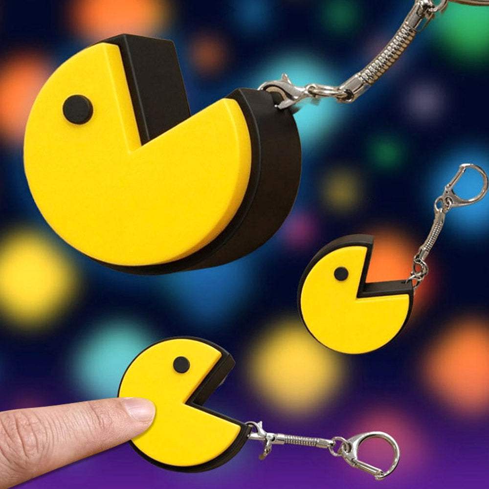Yam Yam Ghost Clicker Fidget Keychain -- ghost shaped clicking stress relief bag charm kawaii accessory