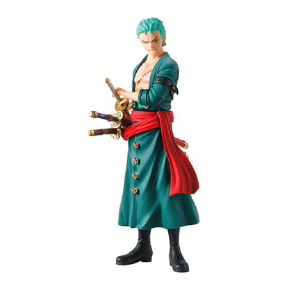 Full lineup of 4 Bandai HG ONE PIECE 01 Gashapon figures including Luffy, Zoro, Sanji, and Gear Five Luffy.