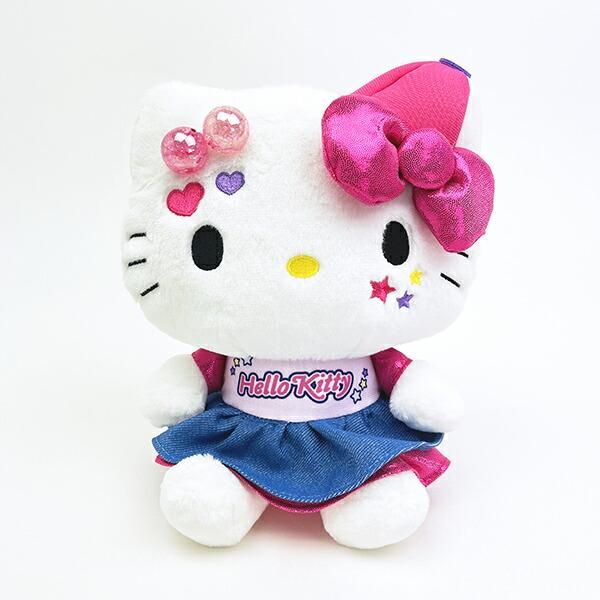 Sanrio Vivid Y2K Kawaii Mascot Plush Keychain — Retro 2000s Style