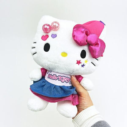 Sanrio Vivid Y2K Kawaii Mascot Plush Keychain — Retro 2000s Style