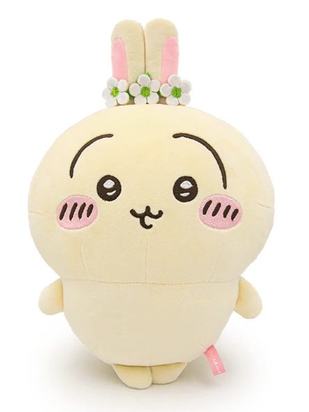 Chiikawa Floral Wreath Series -- character with floral wreath accessories kawaii collectible gift