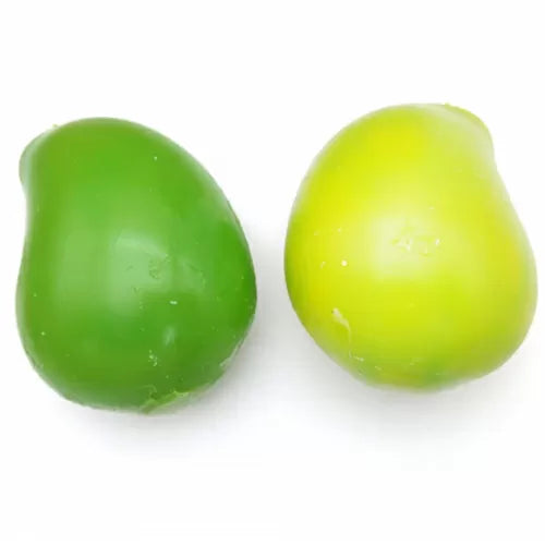 Crunch Color-Changing Mango Squishy -- crunchy mango squishy that changes color, kawaii stress relief sensory toy