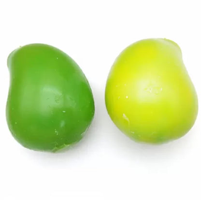 Crunch Color-Changing Mango Squishy -- crunchy mango squishy that changes color, kawaii stress relief sensory toy