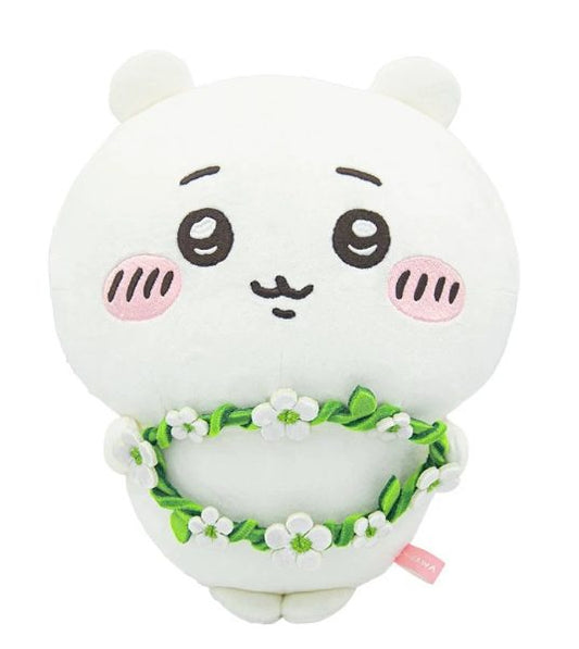 Chiikawa Floral Wreath Series -- character with floral wreath accessories kawaii collectible gift