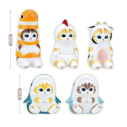 Mofusand Animal Interior Mini Figure Series 1 blind box — cats in animal costumes approx. 4cm PVC, official Eikoh Japan kawaii collectible