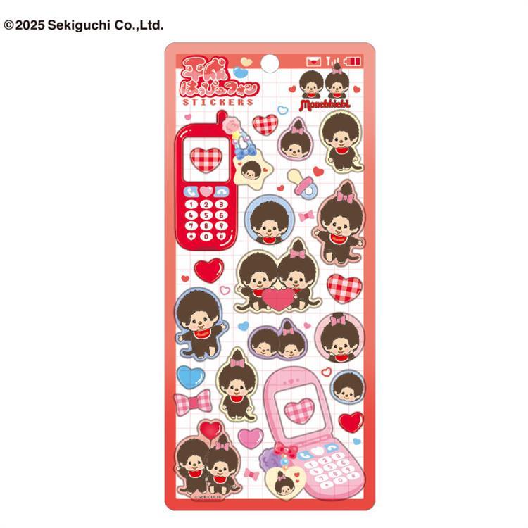 Monchhichi Heisei Happy Phone Sticker | Crux Japan