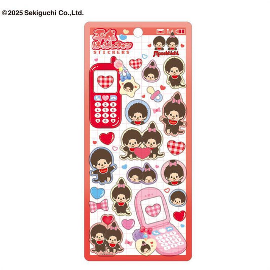 Monchhichi Heisei Happy Phone Sticker | Crux Japan