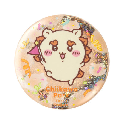 Chiikawa Park hologram badge pin for bag and lanyard