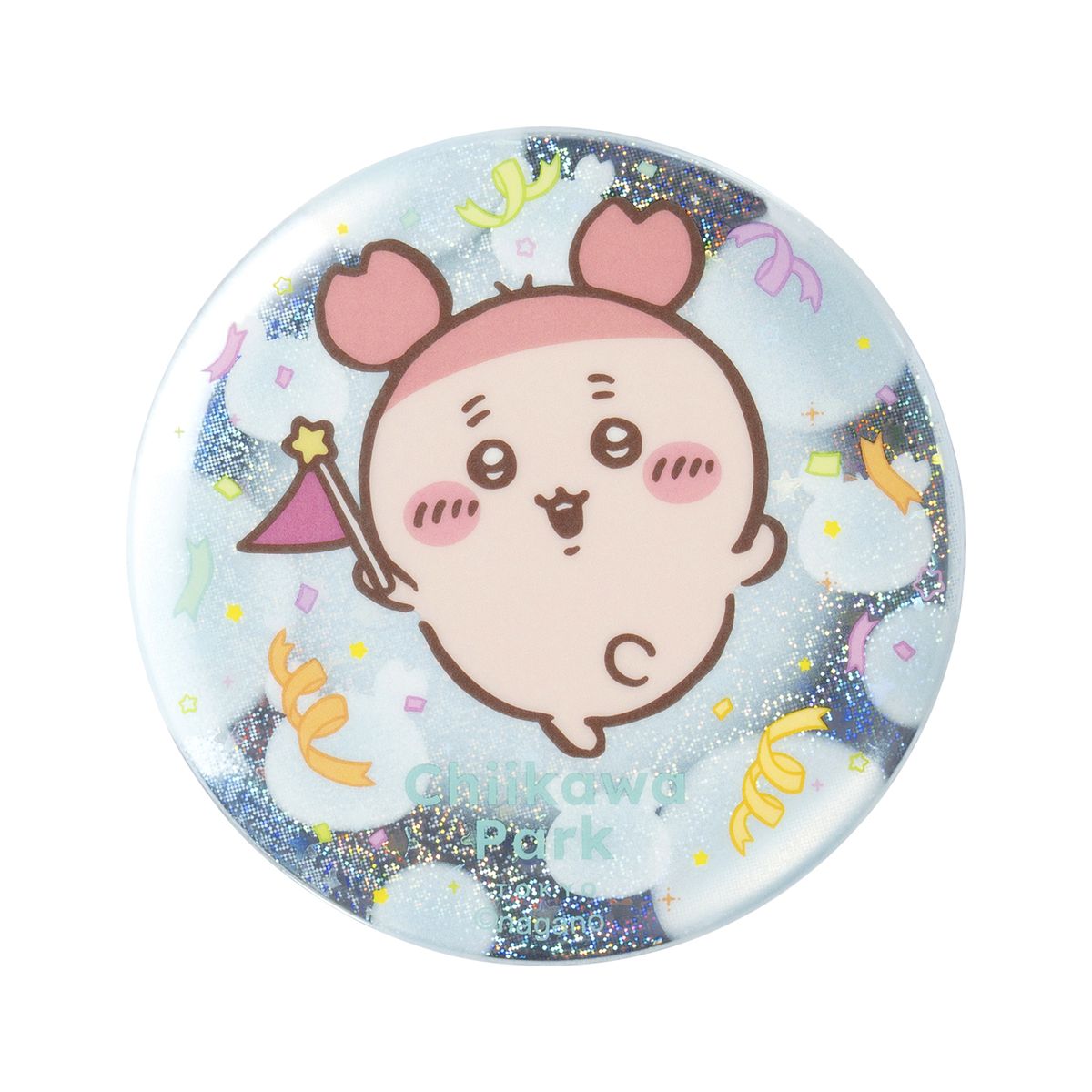 Chiikawa Park hologram can badge whole box of 8 pieces