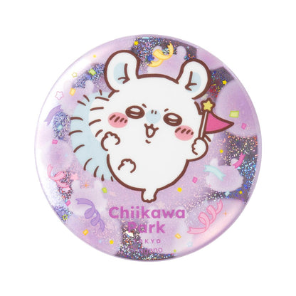 Chiikawa Park can badge holographic flag design collectible