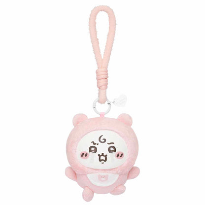 Chiikawa Baby Kiramekko plush charm H94xW89xD68mm sparkly glitter eyes carabiner, official Gray Parker Service kawaii collectible gift