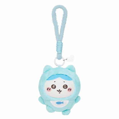 Chiikawa Baby Kiramekko plush charm H94xW89xD68mm sparkly glitter eyes carabiner, official Gray Parker Service kawaii collectible gift