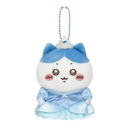 Chiikawa Pu-Wappa Princess Mascot Chiikawa H120xW85xD55mm plush ball chain princess costume, official Gray Parker Service kawaii collectible gift