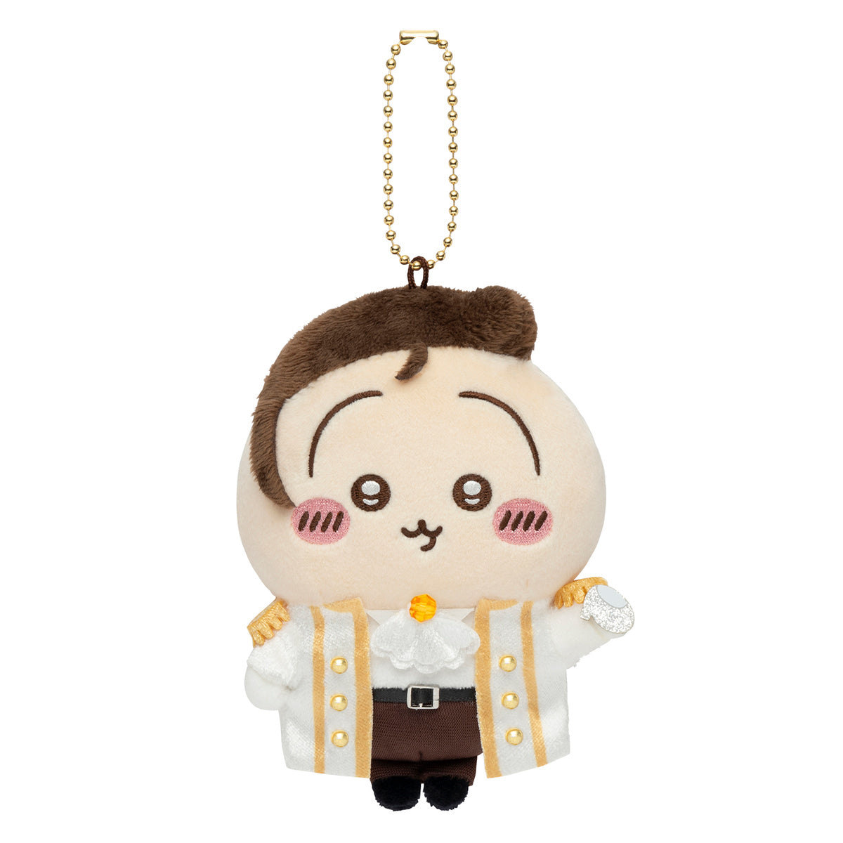 Chiikawa Pu-Wappa Princess Mascot Chiikawa H120xW85xD55mm plush ball chain princess costume, official Gray Parker Service kawaii collectible gift