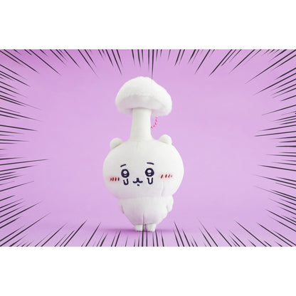 Chiikawa Parasite Mushroom Story Mascot plush H180xW95xD65mm from iconic story arc, official Gray Parker Service kawaii collectible gift