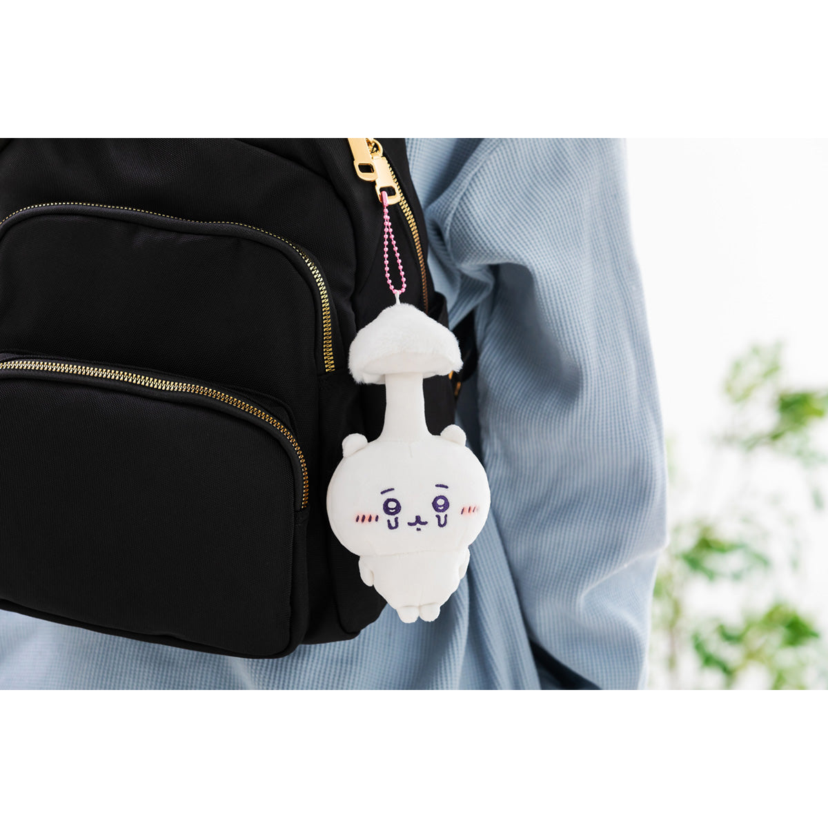 Chiikawa Parasite Mushroom Story Mascot plush H180xW95xD65mm from iconic story arc, official Gray Parker Service kawaii collectible gift