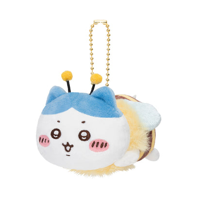 Chiikawa Bee Mascot plush keychain Chiikawa H60xW65xD90mm bee costume with ball chain, official Gray Parker Service kawaii collectible gift