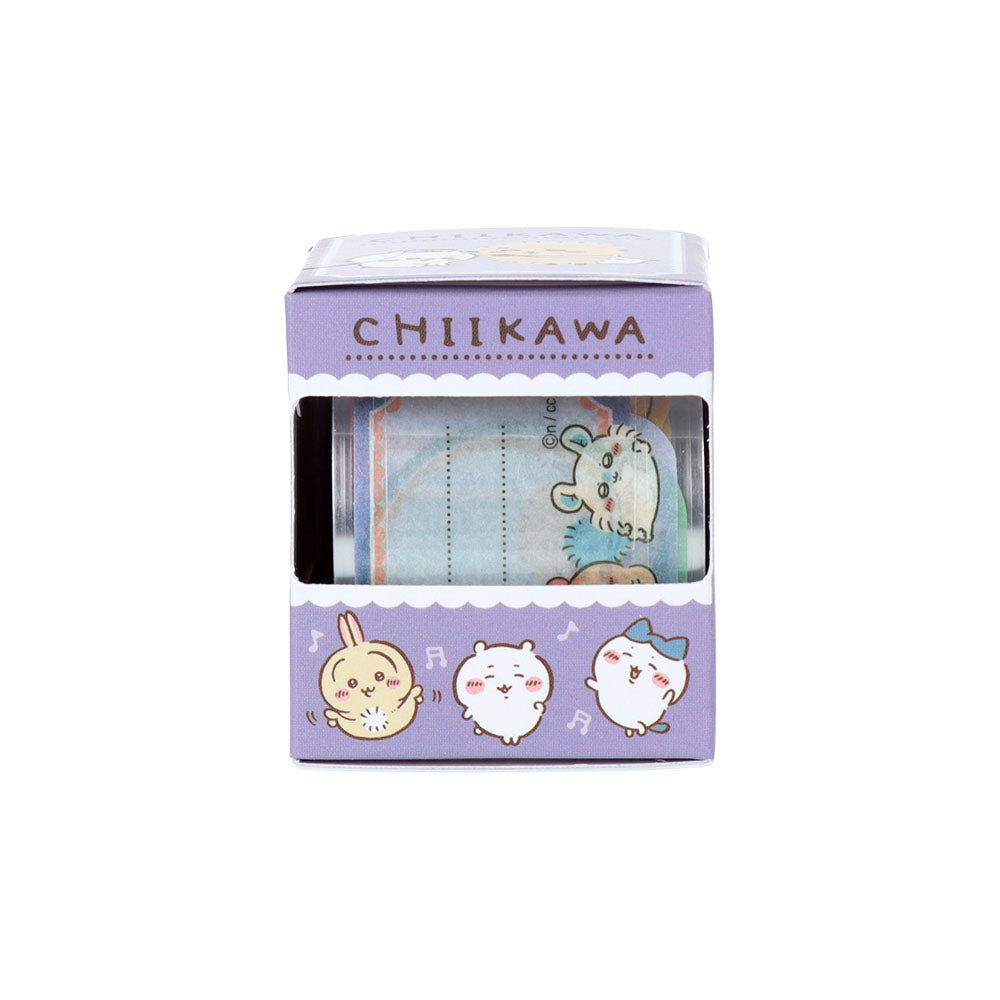 Chiikawa Roll Decoration Seal - 6 roll types approx. H30xW30mm 120 stickers total, official Bandai Namco Japan stationery