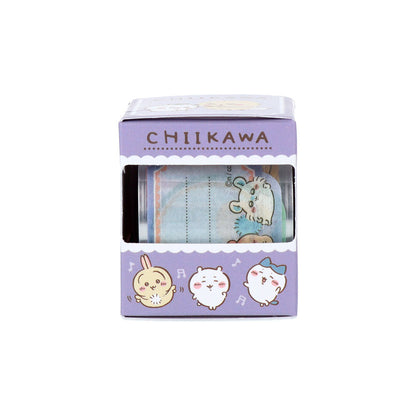 Chiikawa Roll Decoration Seal - 6 roll types approx. H30xW30mm 120 stickers total, official Bandai Namco Japan stationery