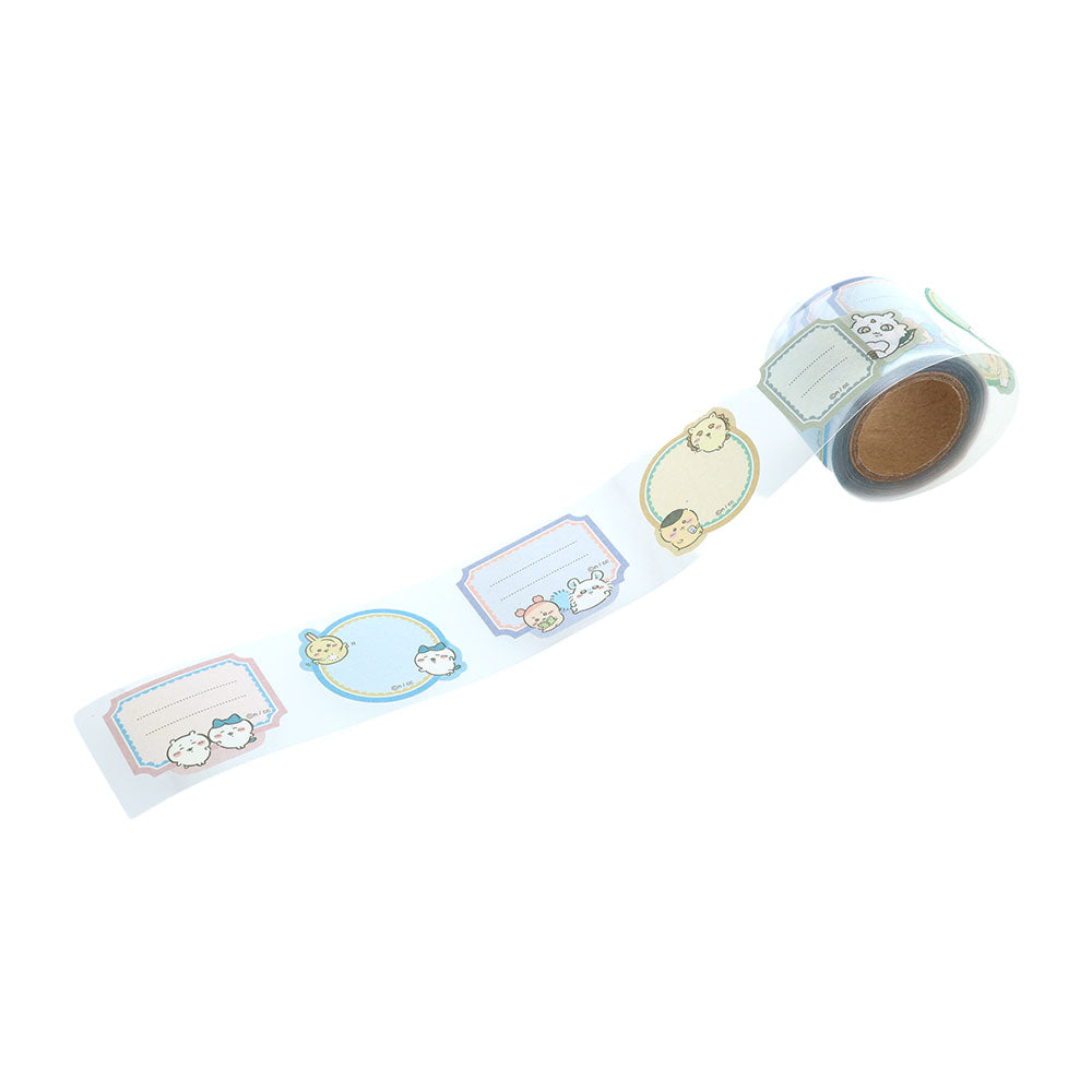 Chiikawa Roll Decoration Seal - 6 roll types approx. H30xW30mm 120 stickers total, official Bandai Namco Japan stationery