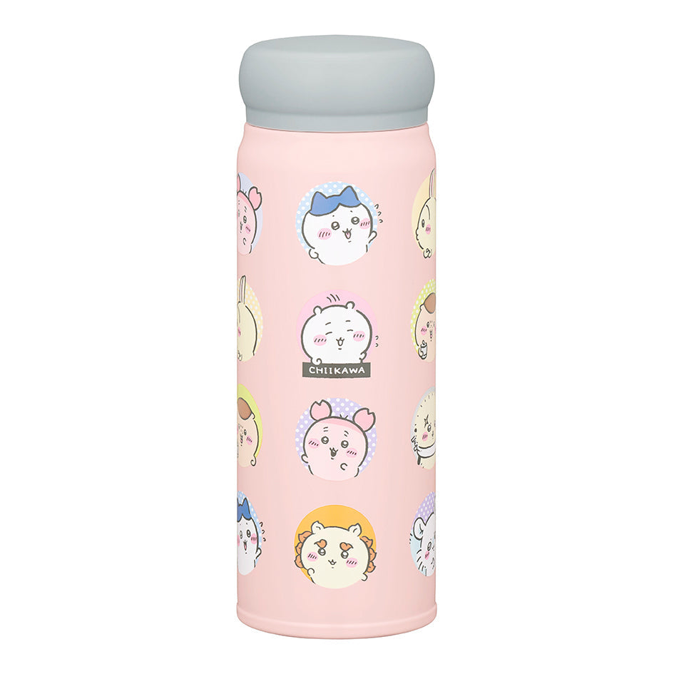 Chiikawa insulated stainless steel water bottle 16oz dot pattern