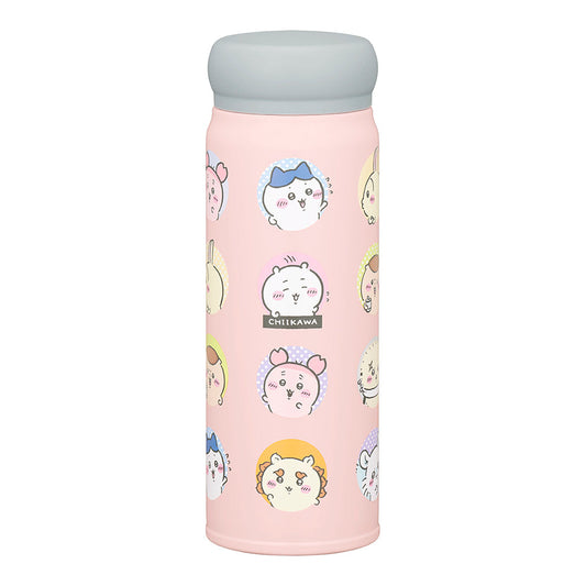 Chiikawa insulated stainless steel water bottle 16oz dot pattern
