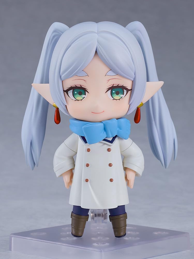 Frieren Nendoroid #2712 Winter Clothes Ver. — 100mm figure with 3 face plates and accessories, official Good Smile Company collectible gift