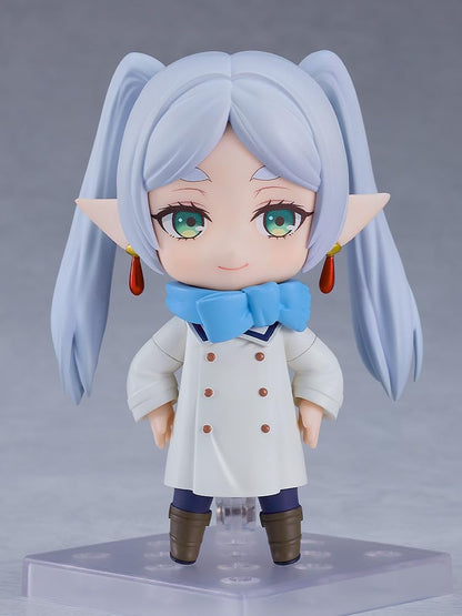Frieren Nendoroid #2712 Winter Clothes Ver. — 100mm figure with 3 face plates and accessories, official Good Smile Company collectible gift