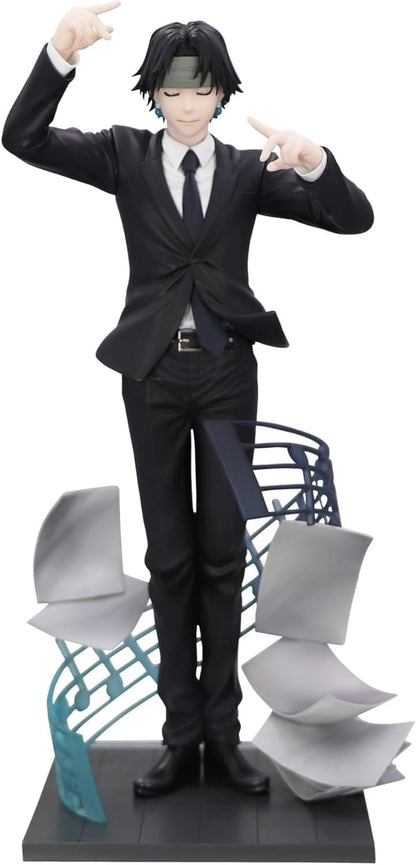 FuRyu Hunter x Hunter Exceed Creative Figure of Chrollo Lucilfer in a black suit conducting his Requiem for Uvogin.
