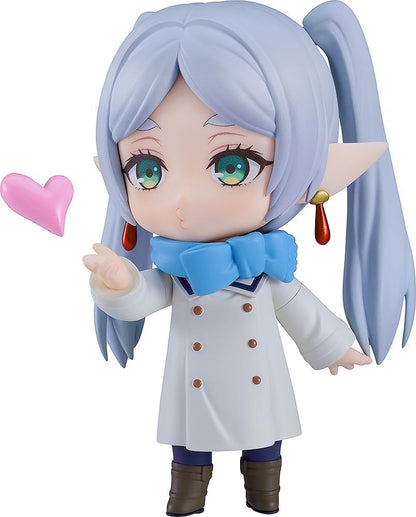 Frieren Nendoroid #2712 Winter Clothes Ver. — 100mm figure with 3 face plates and accessories, official Good Smile Company collectible gift