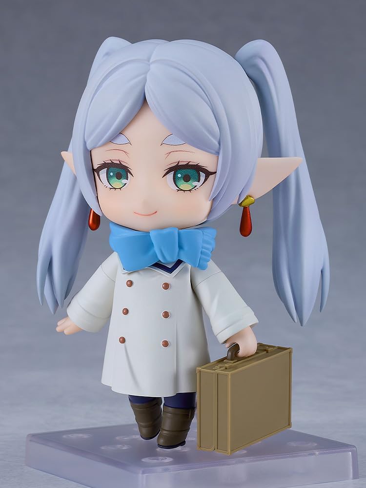 Frieren Nendoroid #2712 Winter Clothes Ver. — 100mm figure with 3 face plates and accessories, official Good Smile Company collectible gift