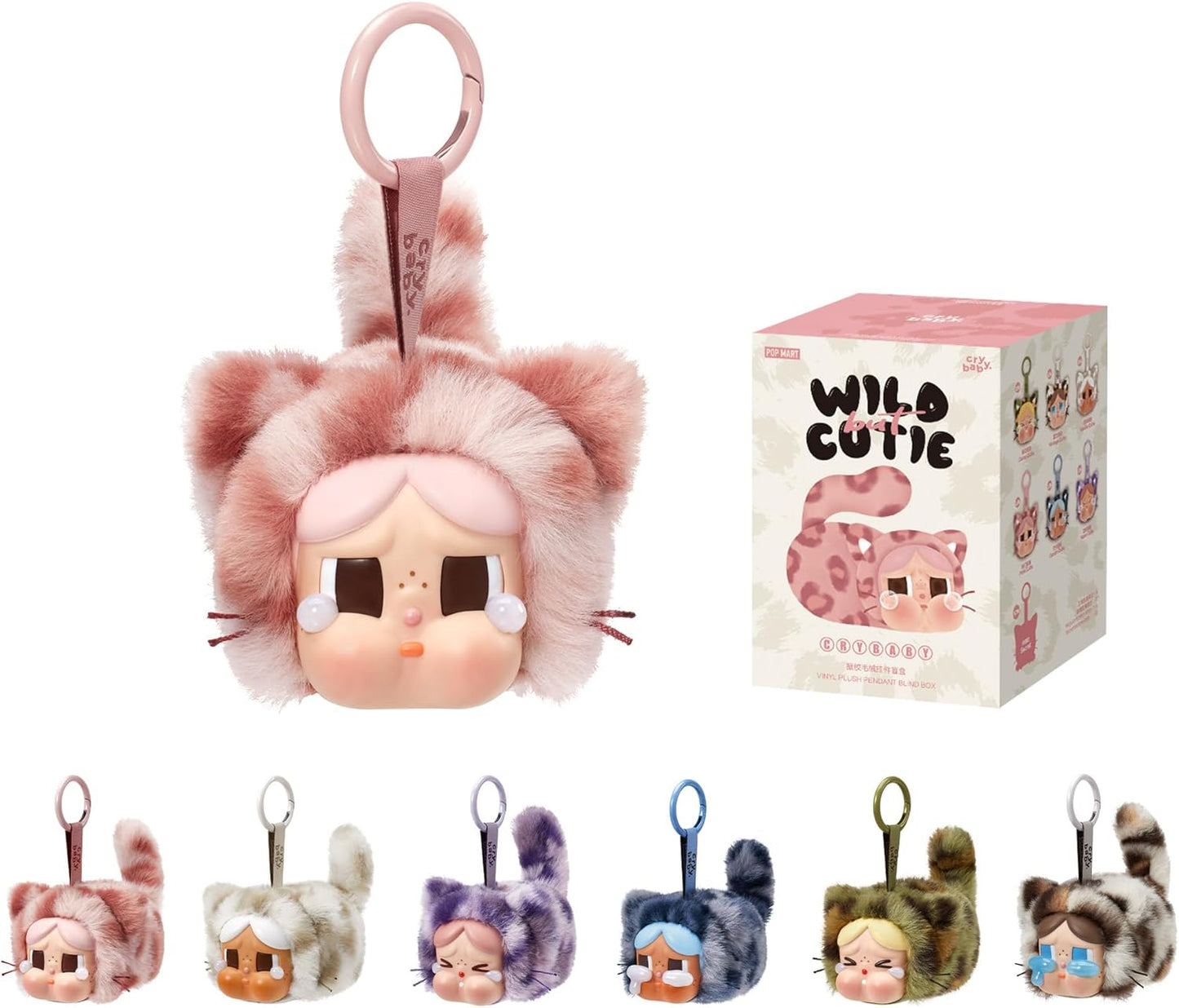 POP MART Crybaby Wild but Cutie Series Vinyl Plush Pendant Blind Box