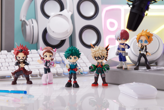 Bushiroad Creative PalVerse My Hero Academia Vol.1 blind box — 6 chibi figures including Midoriya, Bakugo, Uraraka, Todoroki, Kirishima and Kaminari, approx. 90mm, official collectible gift