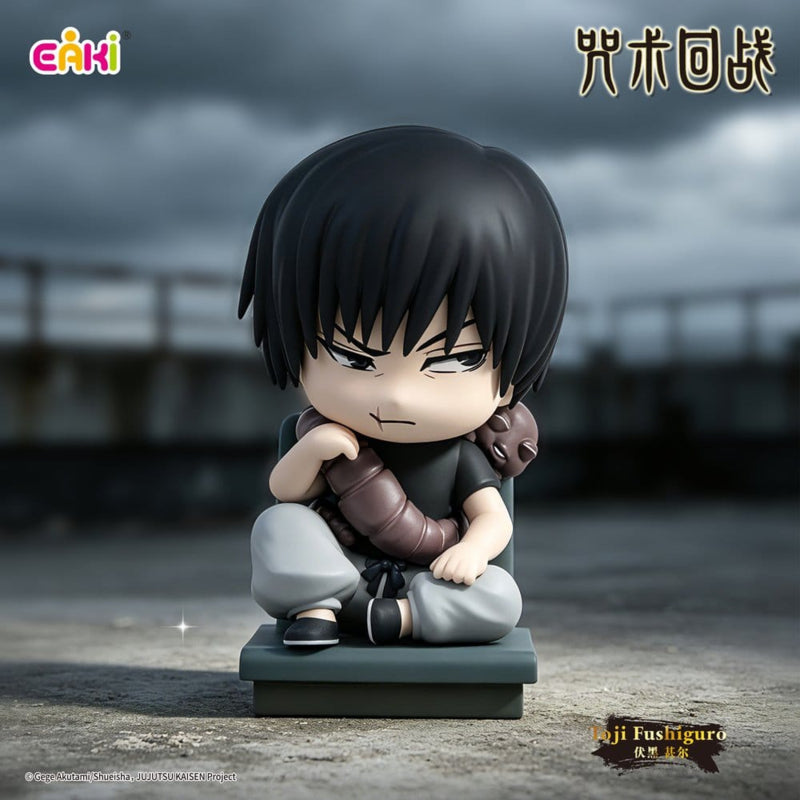 Jujutsu Kaisen Fushiguro Toji chibi sitting figure by EAKI