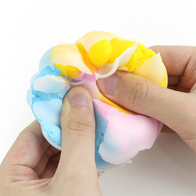 Cat Paws Wax Crunch Ball-- satisfying cat-themed wax bubble squeeze sensory toy kawaii