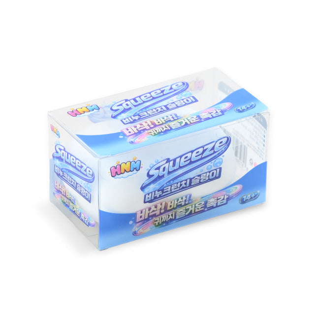Crispy Soap Crunch Slime White -- satisfying soap-scented crunchy slime stress relief sensory toy