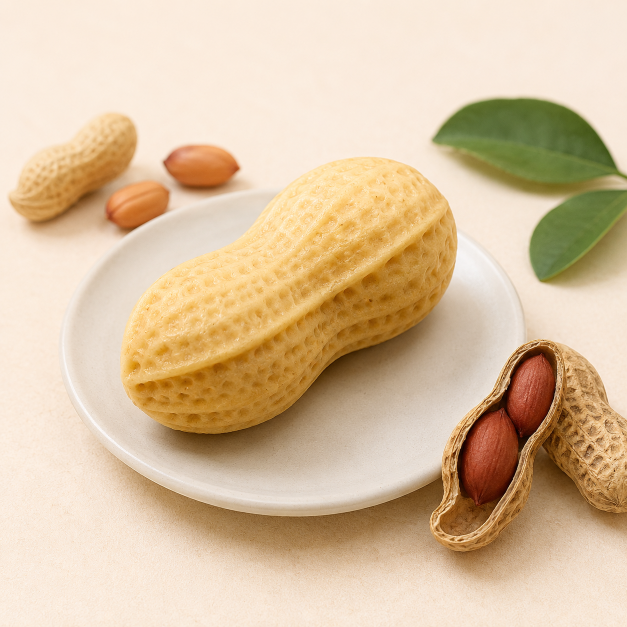 Peanut Crunch Slime -- satisfying crunchy peanut textured slime stress relief sensory toy