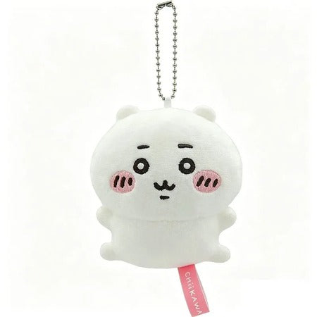 Chiikawa Basic Plush Keychain -- soft kawaii Chiikawa character plush with keychain loop bag charm accessory collectible gift
