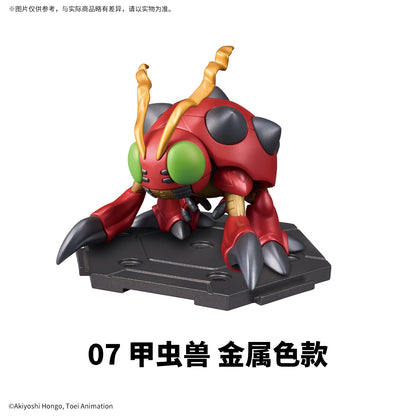 Digimon Gathering Vol.1 blind box mini model kit -- 8 types Agumon Piyomon Tentomon Tailmon pre-colored snap-fit with display stand, official Bandai Spirits collectible