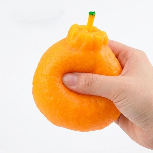 Sumo Citrus Crunch Squishy Slime -- crunchy Korean tangerine shaped slime stress relief sensory toy kawaii