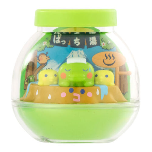 Tamagotchi Capsulium capsule terrarium blind gashapon — Tamagotchi characters in miniature diorama scenes approx. 7cm, official Bandai collectible gift