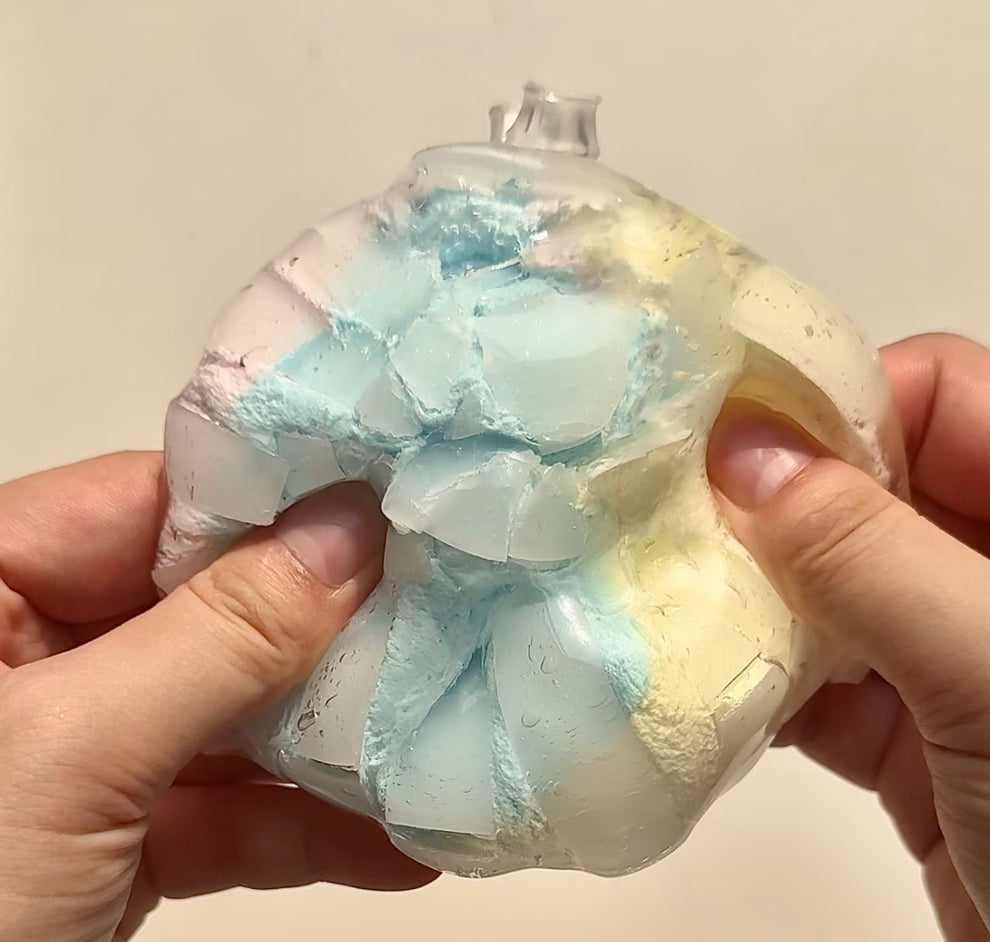 Rainbow Cracking Wax Ball Fidget Toy
