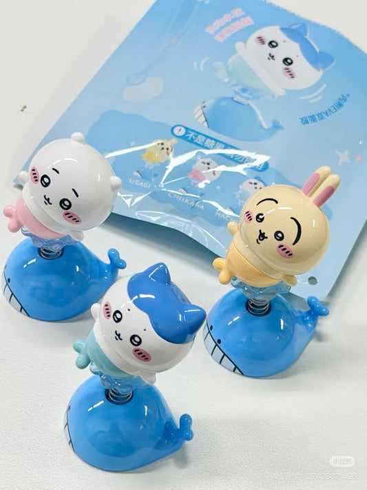 MOETCH x Chiikawa Mermaid Series Mini Cute Bean blind box -- approx. 2.5-3cm Chiikawa Hachiware Usagi in mermaid costumes, official MOETCH collab kawaii collectible gift