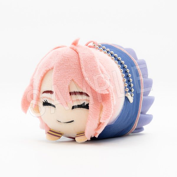 Dandadan Mochikororin plush mascot keychain blind pack — H80mm soft round plush keychains, 6 character designs, official Chugai Kogyo Japan